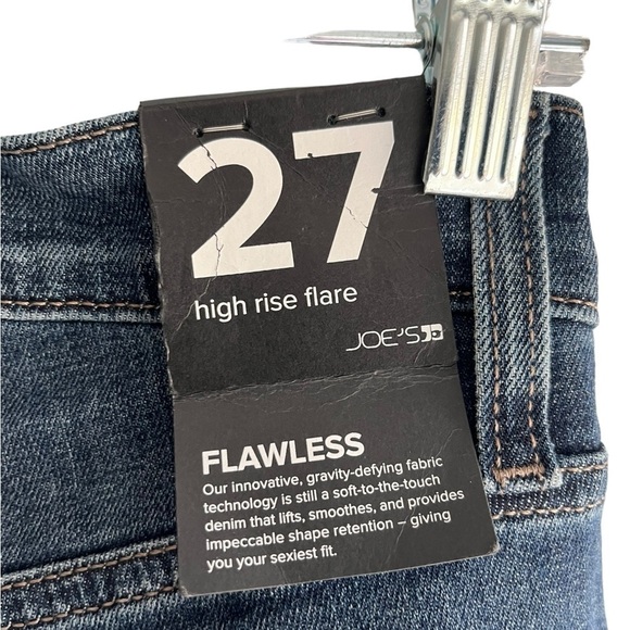 Joes Jeans High Rise Flare Raw Hem - Picture 9 of 15